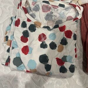 Lates by Kate Multicolor Polka Dot Pajamas small